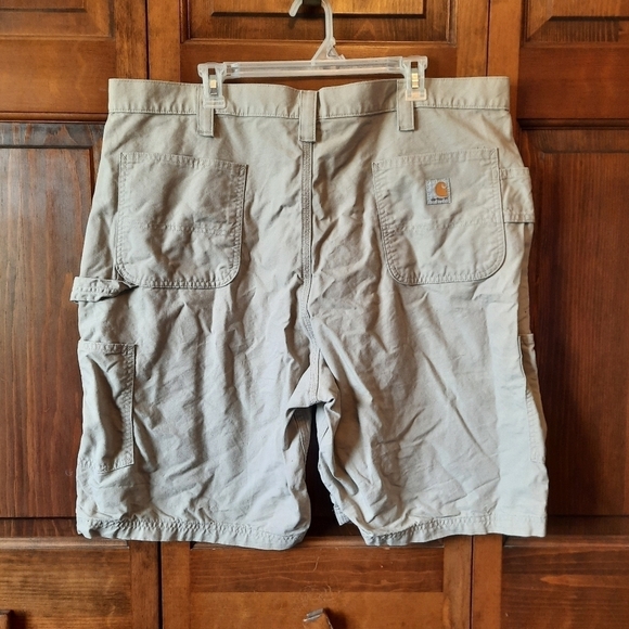 Carhartt Cotton Canvas Work Shorts Original Fit brown B147 TAN size 44 - Picture 10 of 13